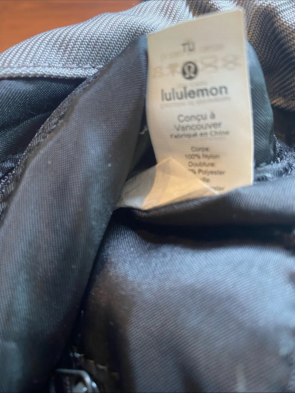 Lululemon carry onward rucksack backpack.